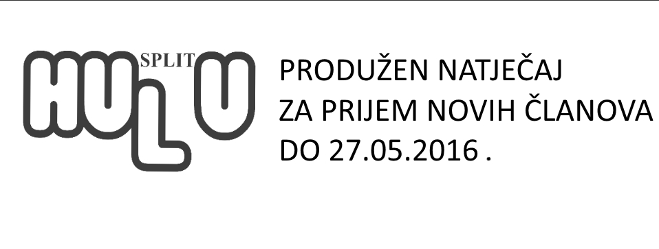 PRODUŽEN NATJEČAJ ZA PRIJEM NOVIH ČLANOVA