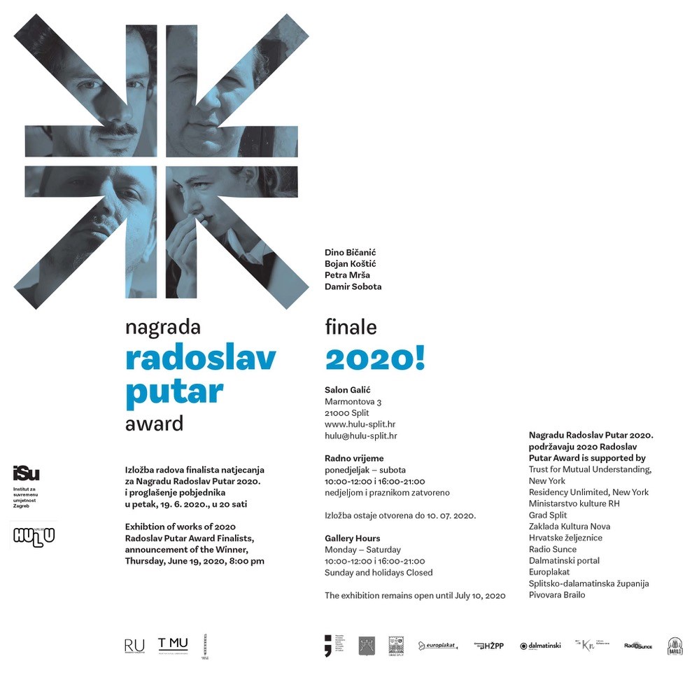 NAGRADA RADOSLAV PUTAR – FINALE 2020 U SPLITU!  / SALON GALIĆ /  petak, 19. 6. 2020. u 20:00 sati